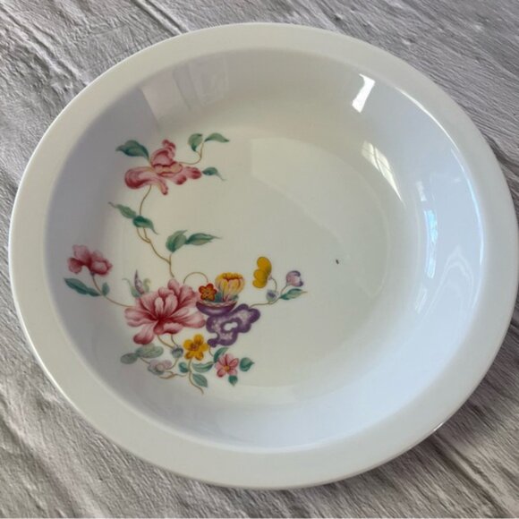 Bareuther Waldsassen Bavaria Germany Floral Serving Salad Bowls 172 Set of 2 - Picture 2 of 11